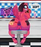  2021 5_fingers absurd_res ambiguous_gender anal anal_beads anal_beads_in_ass anal_penetration animal_crossing anthro anthro_focus anus bar_counter bar_stool big_anus big_butt black_anus black_pussy breasts burger butt canid canine canis cherry_(animal_crossing) clenched_teeth counter dialogue disembodied_hand domestic_dog duo eating english_text female female/ambiguous fingers food fur furniture genitals hi_res mammal milkshake nebssik nintendo nude penetration puffy_anus pussy red_body red_breasts red_butt red_fur red_pussy red_tail sex_toy sex_toy_in_ass sex_toy_insertion solo_focus speech_bubble stool surprise surprised_expression teeth text video_games wide_hips 