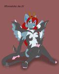  anthro clothing costume daoru-drawing dressuptober female horn lagomorph mammal murid murine rat rodent solo taelys wings wolpertinger 