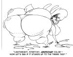  anthro bent_over big_butt big_legs big_teeth black_and_white blush bottom_heavy bubble_butt butt clothed clothing crossdressing dressing english_text girly hair huge_butt huge_hips huge_thighs hyper hyper_butt hyper_hips kayla_(kmorrisoncartoons) kmorrisoncartoon_(artist) lagomorph leporid line_art long_hair male mammal monochrome rabbit solo text thick_butt thick_hips thick_thighs thong tight_clothing tight_underwear underwear underwear_only undressing watermark wide_hips wide_thighs 