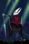  big_butt black_body butt clothed clothing female hi_res hollow_knight hornet_(hollow_knight) huge_butt lowkey no_underwear rear_view solo team_cherry vessel_(species) video_games weapon 