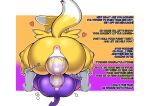  absurd_res anonymous_artist anus bandai_namco birth blocked_birth blocked_egg bodily_fluids butt comic crossgender digimon digimon_(species) duo egg english_text female genitals group_birth hi_res impmon oviposition pregnant pregnant_female profanity pussy raised_tail renamon sweat text 