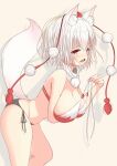  animal_humanoid bikini canid canid_humanoid canine canine_humanoid clothing female hair hat headgear headwear hi_res humanoid leaning_over mammal mammal_humanoid mamo_murata momiji_inubashiri red_eyes simple_background solo swimwear touhou undressing video_games white_ears white_hair white_tail wolf_humanoid wolf_tail 