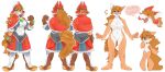  absurd_res alpha_channel anthro canid canine canis cyberconnect2 domestic_dog female hi_res little_tail_bronx mammal misash model_sheet scarlet_savarin solatorobo solo video_games 