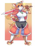  absurd_res canid canine canis cyberconnect2 domestic_dog female hi_res little_tail_bronx mammal onigiri_punch scarlet_savarin solatorobo solo video_games weapon 