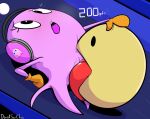  ahegao blush cunnilingus davidsanchan duo female genitals ghost headphones humanoid looking_pleasured male male/female oral pac-man pac-man_(series) pinky_(pac-man) pussy sex sphere_creature spirit tongue tongue_out vaginal video_games 