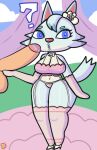  &lt;3 &lt;3_eyes ? animal_crossing anthro breasts canid canine canis choker cleavage clothed clothing disembodied_penis duo faceless_character faceless_male female genitals high_heels holding_penis humanoid_genitalia humanoid_penis jewelry kiss_mark kissing klutzatdusk lingerie looking_at_viewer male male/female mammal necklace nintendo penis penis_kissing skimpy video_games whitney_(animal_crossing) wolf 