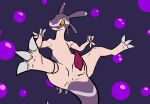  animal_genitalia animal_penis brown_body bubble claws dinosaur fak&eacute;mon feet fizzpop genitals hi_res male penis pok&eacute;mon_clover purple_background purple_body reptile scalie simple_background toxiraptor yellow_eyes 