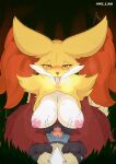  absurd_res anthro anthro_on_anthro anthro_penetrated anthro_penetrating anthro_penetrating_anthro anthro_pov big_breasts blush bodily_fluids bouncing_breasts breasts canid canine delphox duo female female_penetrated first_person_view genitals hand_on_chest hi_res looking_pleasured lucario male male/female male_penetrating male_penetrating_female male_pov mammal motion_lines ne_i_ro nintendo penetrating_pov penetration penile penile_penetration penis_in_pussy pok&eacute;mon pok&eacute;mon_(species) pussy sex smile steam sweat tongue tongue_out vaginal vaginal_penetration video_games 