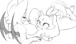  anthro anthro_on_anthro big_breasts blaze_the_cat breasts butt chiropteran cunnilingus domestic_cat duo felid feline felis female female/female krokobyaka mammal monochrome oral rouge_the_bat sega sex sonic_the_hedgehog_(series) vaginal 