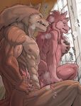  breast_grab breasts censored furry grabbing kemono muscle muscles sex 