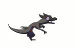  animated anthro biped black_body black_scales fan_character forked_tongue grey_body grey_scales hybrid input-command male markings nintendo pok&eacute;mon pok&eacute;mon_(species) purple_eyes purple_markings red_body red_markings red_scales salandit salazzle saul_ashle scales short_playtime tongue video_games 