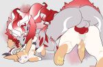 absurd_res ahegao anal anal_penetration animal_genitalia animal_penis ass_up bodily_fluids canine_penis clenched_teeth cum cum_on_face eeveelution ejaculation from_behind_position genital_fluids genitals hi_res hisuian_zoroark knot leapfrog_position looking_pleasured male male/male nintendo penetration penis pok&eacute;mon pok&eacute;mon_(species) pokemon_legends_arceus regional_form_(pok&eacute;mon) sex shinystarshard sylveon tapering_penis teeth video_games 