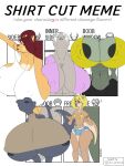  aarqon abs absurd_res anthro bethesda_softworks big_breasts black_sclera blonde_hair blue_body blue_eyes blue_scales bottomless bottomwear breast_squish breasts brown_body brown_fur bulge cleavage clothed clothing countershade_tail countershading deathclaw english_text erect_nipples exercise_clothing eyes_closed fake_breasts fallout fangs female fish fur girly green_body green_scales grey_body grey_skin group hair hi_res hotpants huge_breasts huge_nipples hyper hyper_breasts kobold looking_up luca_(aarqon) lutrine macro male mammal marine meme muscular muscular_female mustelid nintendo nipple_outline nipples orange_body orange_fur pasties pok&eacute;mon pok&eacute;mon_(species) raichu reaching red_hair scales scar shark shirt shirt_cut_meme short_stack shorts side_boob size_difference squish tank_top teapot_(body_type) text topwear tyveel_(aarqon) under_boob video_games yellow_eyes 