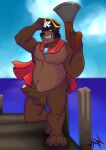  anthro big_penis donkey_kong_(series) genitals hi_res humanoid_genitalia humanoid_penis iron_kodiak king_k._rool male nintendo penis rod_walls solo vandroiy video_games 