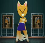  2021 2d_animation animal_crossing animated ankha_zone anthro apron canid canine clothed clothing crazy_redd crossed_arms dancing digital_media_(artwork) eyes_closed fox full-length_portrait fur graphic_ginger grin looking_at_viewer loop male mammal meme nintendo orange_body orange_fur portrait red_fox shaking_hips short_playtime smile smiling_at_viewer smirk solo swaying tail_motion tail_sway teeth toothy_grin video_games white_body white_fur 