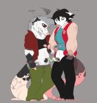  accident anthro chinese_finger_trap didelphid duo genitals hi_res humor joke lliam male male/male mammal marsupial meme oops penis possumgod ryder_the_pirate_(possumgod) stuck stuck_genitals stuck_together stupid 