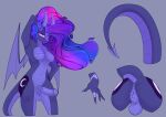  absurd_res anthro anus balls breasts chapaevv cosmic_hair cutie_mark digit_ring digital_media_(artwork) dragon erection ethereal_hair friendship_is_magic genitals hair hasbro herm hi_res intersex jewelry looking_at_viewer model_sheet my_little_pony nightmare_moon_(mlp) nude penis pose presenting princess_luna_(mlp) pussy race_swap_(mlp) ring simple_background smile solo solo_focus standing wings 