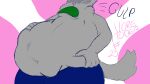  16:9 54321awesome anthro belly big_belly breasts feet hi_res male male_pred oral_vore overweight same_size vore widescreen 