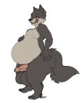  anthro balls belly big_balls big_belly big_butt butt butt_grab canid canine canis chubby_anthro chubby_male digital_drawing_(artwork) digital_media_(artwork) erection fat_grab genitals hand_on_butt hungry licking licking_lips male mammal narusewolf obese obese_anthro obese_male overweight overweight_anthro overweight_male penis sly solo thick_thighs tongue tongue_out wide_hips wolf 