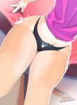  2021 black_clothing black_underwear clothing colored_nails dandee_(character) digital_media_(artwork) faceless_character faceless_female felid female hi_res lion luxarman mammal nails navel pantherine panties pink_clothing pink_shirt pink_topwear shirt thick_thighs topwear underwear 