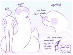  2021 4:3 arrow blue_background blush blush_stickers bonbon_(species) closed_smile digital_media_(artwork) digital_sketch english_text feral hi_res male model_sheet reptile scalie simple_background sketch snake solo text toony white_background xtoka_samax 