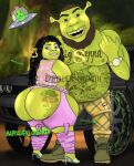  dreamworks duo female humanoid jewish love male mammal ogre religion shrek_(character) shrek_(series) unknown_artist 