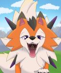  blueflarefox1 bodily_fluids diana_(emu34b) domestic_cat drooling duo dusk_lycanroc emu34b felid feline felis female female/female feral hi_res lycanroc mammal micro mouth_shot nintendo opal_(emu34b) open_mouth pantherine pok&eacute;mon pok&eacute;mon_(species) saliva saliva_on_tongue teeth tiger tongue tongue_out video_games vore 