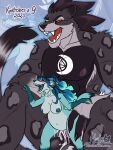  abdominal_bulge ahegao anthro balls big_breasts big_dom_small_sub black_body black_fur blue_body blue_fur bodily_fluids breasts bulge canid canine cum cum_in_pussy cum_inside digital_media_(artwork) dominant duo erection felid feline felis female female_penetrated fox fur genital_fluids genitals hair hi_res himitsuarts iagu_viron jaguar kinktober larger_male looking_pleasured male male/female male_penetrating male_penetrating_female mammal muscular muscular_male nipples nude open_mouth pantherine penetration penile penile_penetration penile_spines penis penis_in_pussy red_eyes rosettes sex simple_background size_difference spots spotted_body spotted_fur tongue vaginal vaginal_penetration 