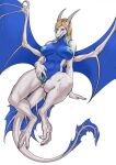  2021 2_horns 4_toes 5_fingers abs anthro areola artist_name athletic athletic_anthro athletic_female big_breasts biped blonde_hair blue_areola blue_body blue_countershading blue_eyes blue_hair blue_nipples blue_pussy blue_tongue breasts butt_from_the_front claws countershade_breasts countershade_neck countershade_torso countershading curved_horn digital_drawing_(artwork) digital_media_(artwork) digitigrade dragon eyelashes feet female finger_claws fingers freyr_(adleisio) frill_(anatomy) front_view full-length_portrait genitals gradient_hair grey_claws grey_horn hair hand_on_pussy hi_res horn huge_breasts humanoid_hands leaning leaning_back long_hair long_tail looking_away membrane_(anatomy) membranous_frill membranous_wings muscular muscular_female muscular_thighs navel nipples non-mammal_breasts nude open_mouth portrait pussy reptile scalie shaded sharp_teeth silgiriya_mantsugosi simple_background sitting snout soft_shading solo tail_frill teeth thick_thighs toe_claws toes tongue western_dragon white_background white_body wing_claws wings 