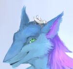  alternate_species avian blue_body der feathered_wings feathers green_eyes greiser gryphon gyro_tech hi_res micro mythological_avian mythology personal_grooming pink_body sergal size_difference social_grooming wings 
