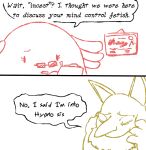  2021 anthro chansey clipboard comic dialogue duo english_text eyewear female glasses humor hypno_(pok&eacute;mon) long_nose male nintendo pok&eacute;mon pok&eacute;mon_(species) pun sketch speech_bubble text the_weaver video_games 