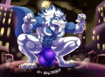  2020 abs anthro biceps big_bulge big_muscles blue_body blue_fur bouncing_bulge bulge canid canine canis capcom clothing crouching darkstalkers detailed_background digital_media_(artwork) feet fingers fur genital_outline huge_bulge hungothenomster jon_talbain male mammal multicolored_body multicolored_fur muscular muscular_anthro muscular_male muscular_thighs navel night outside pecs sharp_teeth sheath_outline signature solo teeth tight_underwear toes two_tone_body two_tone_fur underwear video_games were werecanid werecanine werewolf white_body white_fur wolf yellow_eyes 