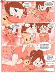  anthro brown_hair clean_diaper clothed clothing comic diaper diaper_fetish digital_media_(artwork) domestic_cat english_text felid feline felis female fur hair hi_res infantilism mammal paddedulf plushie restraints solo straitjacket text url white_body white_fur 