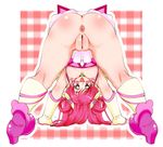  all_fours anus blush cure_dream fat_mons high_heels nipples no_panties precure pretty_cure pussy smile uncensored upside-down yes!_precure_5 yes!_pretty_cure_5 yumehara_nozomi 