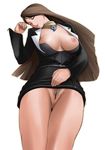  arisawa_masaharu ayasato_chihiro bottomless breasts capcom censored gyakuten_saiban magatama masaharu_arisawa no_panties phoenix_wright pubic_hair pussy sleeping 