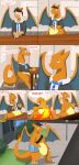  absurd_res alsoflick charizard comic fire hi_res interview nintendo pok&eacute;mon pok&eacute;mon_(species) species_transformation transformation transformation_sequence video_games 