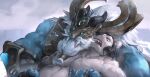  anthro duo humanoid incest_(lore) league_of_legends lindong male male/male ornn_(lol) riot_games video_games volibear 