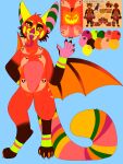  3:4 absurd_res ailurid anthro bat_wings genderless_(disambiguation) hi_res mammal membrane_(anatomy) membranous_wings raevi10 red_panda wings 