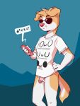  2021 3:4 absurd_res anthro balls bottomless canid canine canis cellphone circumcised clothed clothing conditional_dnp digital_media_(artwork) domestic_dog elijah-draws english_text eyewear flaccid fur genitals hi_res holding_cellphone holding_object holding_phone humor male mammal multicolored_body multicolored_fur owo penis phone pink_nose shaded shirt solo sunglasses t-shirt text text_on_clothing text_on_shirt text_on_topwear topwear two_tone_body two_tone_fur uwu white_body white_fur yellow_body yellow_fur 