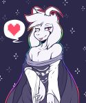  &lt;3 2019 5:6 anthro asriel_dreemurr_(god_form) bovid caprine clothed clothing crackers fingers fur goat hair horn long_ears looking_at_viewer male mammal red_eyes simple_background solo tongue tongue_out undertale undertale_(series) video_games white_body white_fur 