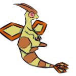  1:1 ambiguous_gender anthro brown_body dragon fan_character flygon hi_res membrane_(anatomy) membranous_wings multicolored_body nintendo pok&eacute;mon pok&eacute;mon_(species) recolor scalie simple_background snoiifoxxo solo video_games white_background wings 