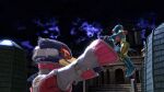  16:9 anthro avian bird chozo clothed clothing duo falco_lombardi female hi_res human macro male mammal metroid nintendo samus_aran screencap size_difference star_fox super_smash_bros. super_smash_bros._ultimate video_games widescreen 