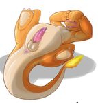  anus blush charmander fang fire flame furry narse_(artist) penis pokemon precum presenting smile tagme tail 