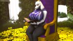  16:9 2021 3d_(artwork) anthro artist_name big_breasts big_butt book boss_monster bottomwear bovid breasts butt caprine cave chair clothed clothing curvy_figure darkflash23 detailed_background digital_media_(artwork) eyewear female fingers flower fur furniture glasses goat hi_res horn hourglass_figure huge_breasts huge_butt kamasutra mammal mature_anthro mature_female open_bottomwear open_clothing open_pants pants plant pubes reading reading_book red_eyes sitting smile solo source_filmmaker thick_thighs throne toriel undertale undertale_(series) video_games voluptuous white_body white_fur wide_hips widescreen 