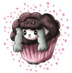  &lt;3 black_body black_fur black_wool cupcake cupcake_(rtgame) female feral food fur hi_res horn marvelturtles nintendo pok&eacute;mon pok&eacute;mon_(species) shiny_pok&eacute;mon solo video_games wool_(fur) wooloo 