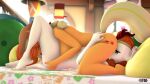  16:9 3d_(artwork) 69_position anthro anthroponiessfm applejack_(mlp) asian_mythology autumn_blaze_(mlp) bed bed_sheet bedding bedroom big_breasts breasts chinese_mythology cunnilingus cutie_mark digital_media_(artwork) duo earth_pony east_asian_mythology equid equine eyes_closed female female/female friendship_is_magic furniture hasbro hi_res horse kirin lamp light lying mammal my_little_pony mythology nude on_back oral pillow pony sex source_filmmaker sunlight vaginal widescreen window 