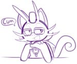  2021 alolan_meowth anthro blush clothing colored_sketch crossed_arms curled_tail dialogue english_text fangs felid felimeowth felino forehead_gem front_view hair hi_res hoodie male mammal monochrome nintendo open_mouth pok&eacute;mon pok&eacute;mon_(species) purple_and_white regional_form_(pok&eacute;mon) resting_on_arms sketch smile solo speech_bubble text topwear video_games whiskers 
