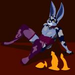  absurd_res anthro artemisfoxe bisexual buttplug clothing cloud(oc) corset dildo fan_character female garter_belt_leggings hare hi_res lagomorph leporid lingerie male mammal plug_(sex_toy) rabbit sex_toy solo switch_(disambiguation) topwear toy 