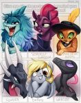  activision anthro blonde_hair blue_body blue_eyes blue_fur brown_eyes cynder derpy_hooves_(mlp) disney domestic_cat dragon equid equine felid feline felis female feral friendship_is_magic fur green_eyes group hair hasbro hi_res horn horse male mammal meme my_little_pony my_little_pony:_the_movie_(2017) nintendo open_mouth pok&eacute;mon pok&eacute;mon_(species) pony purple_eyes puss_in_boots raya_and_the_last_dragon salazzle scalie sisu_(ratld) six_fanarts_challenge spyro_the_dragon tempest_shadow_(mlp) video_games zazush-una 