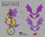  absurd_res digital_media_(artwork) dracokaito dracokaitonsfw dragon erection fan_character feral fluffy hi_res hybrid magic male medieval model_sheet normandy profile scalie sketch solo villainous western_dragon wings 